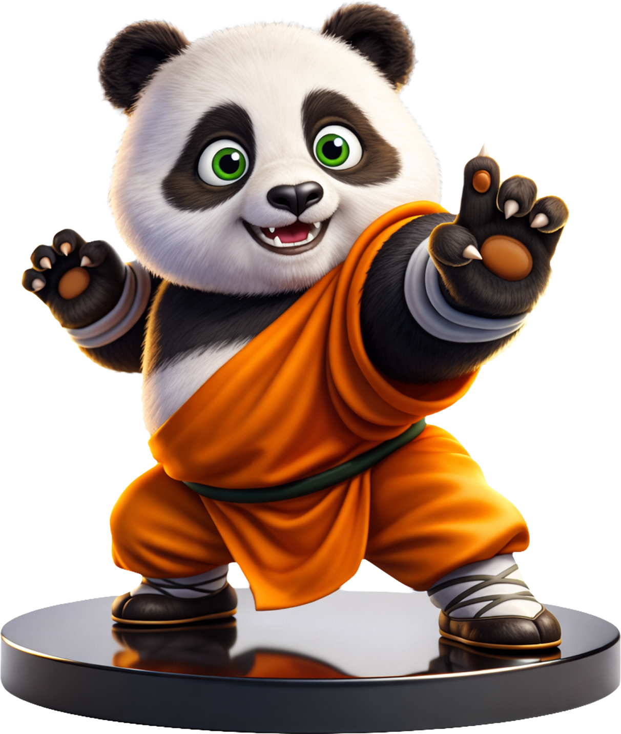 ES Games Panda Statue