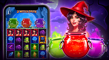Games Releases New Multi-Bonus Halloween Special – 3 Witch Pots!