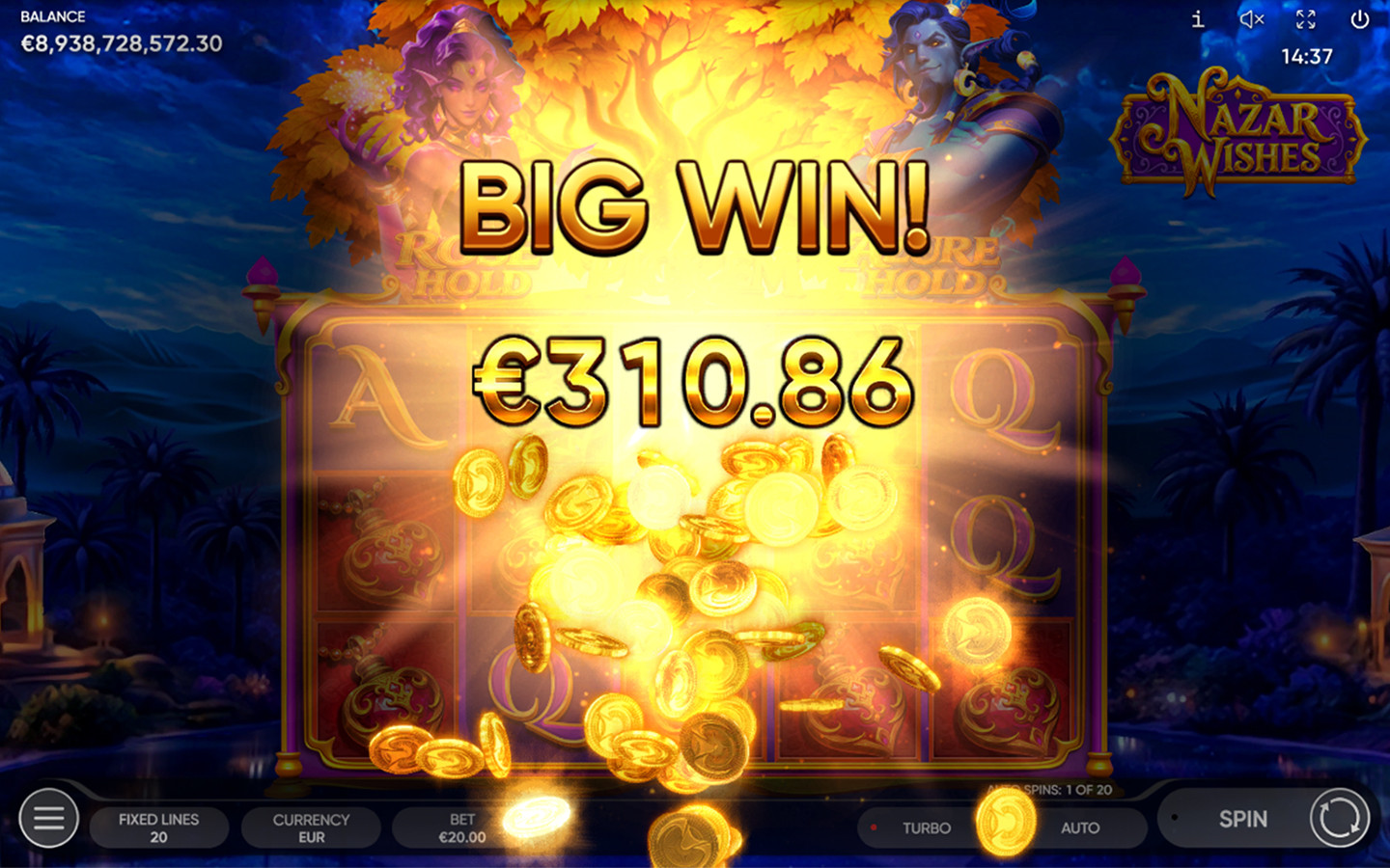 Play Nazar Wishes slot by top casino game developer!