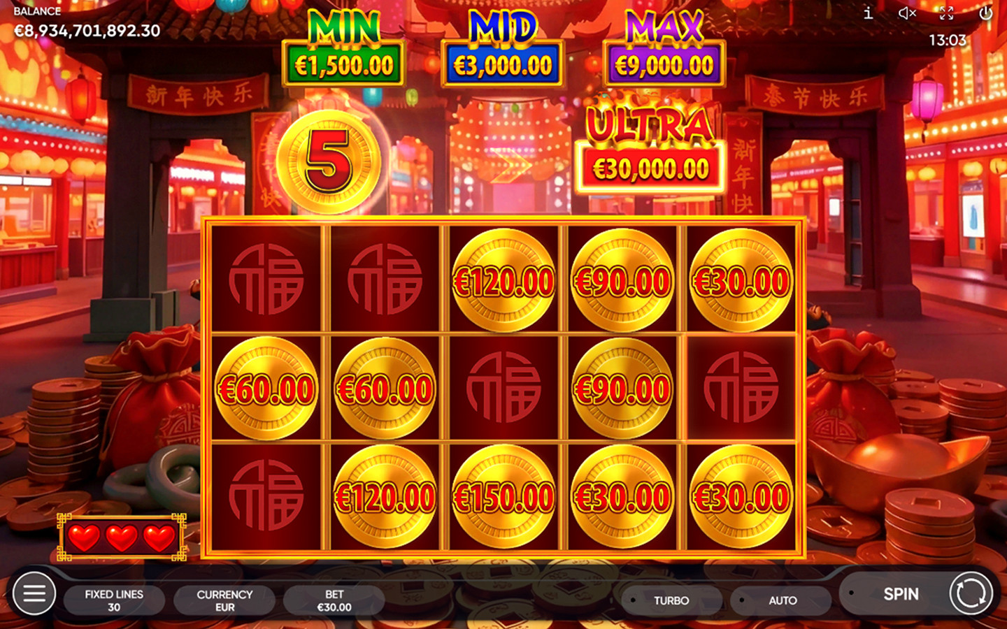 Play 3 Coin Towers slot by top casino game developer!