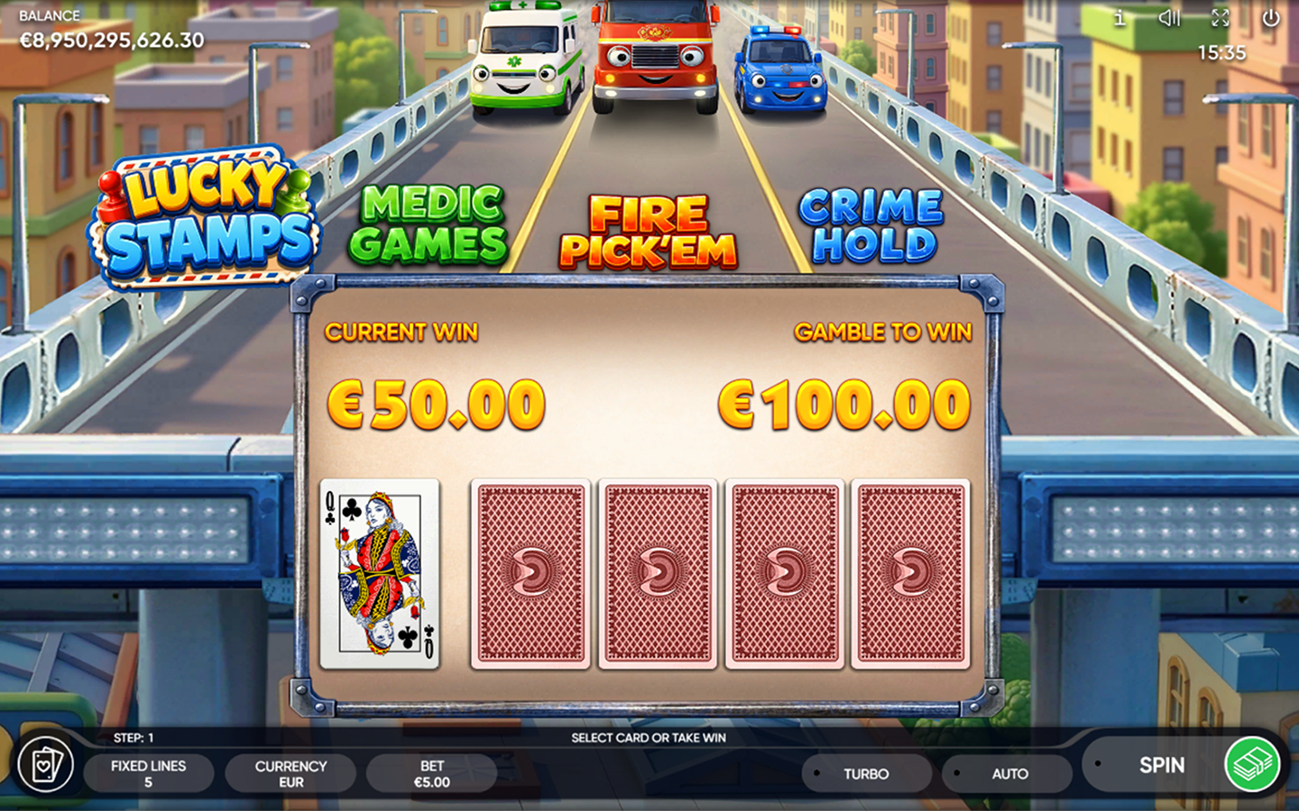 Play Lucky Stamps slot by top casino game developer!