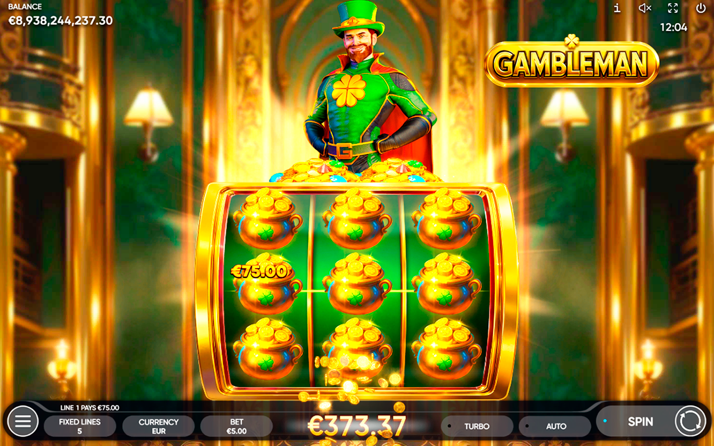 Play Gambleman slot by top casino game developer!
