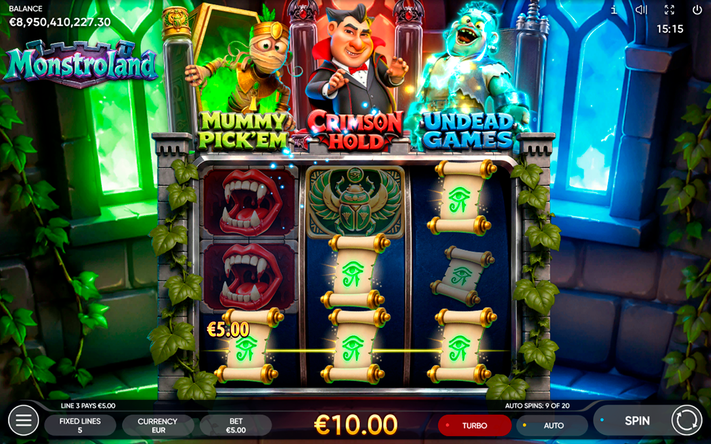 Play Monstroland slot by top casino game developer!