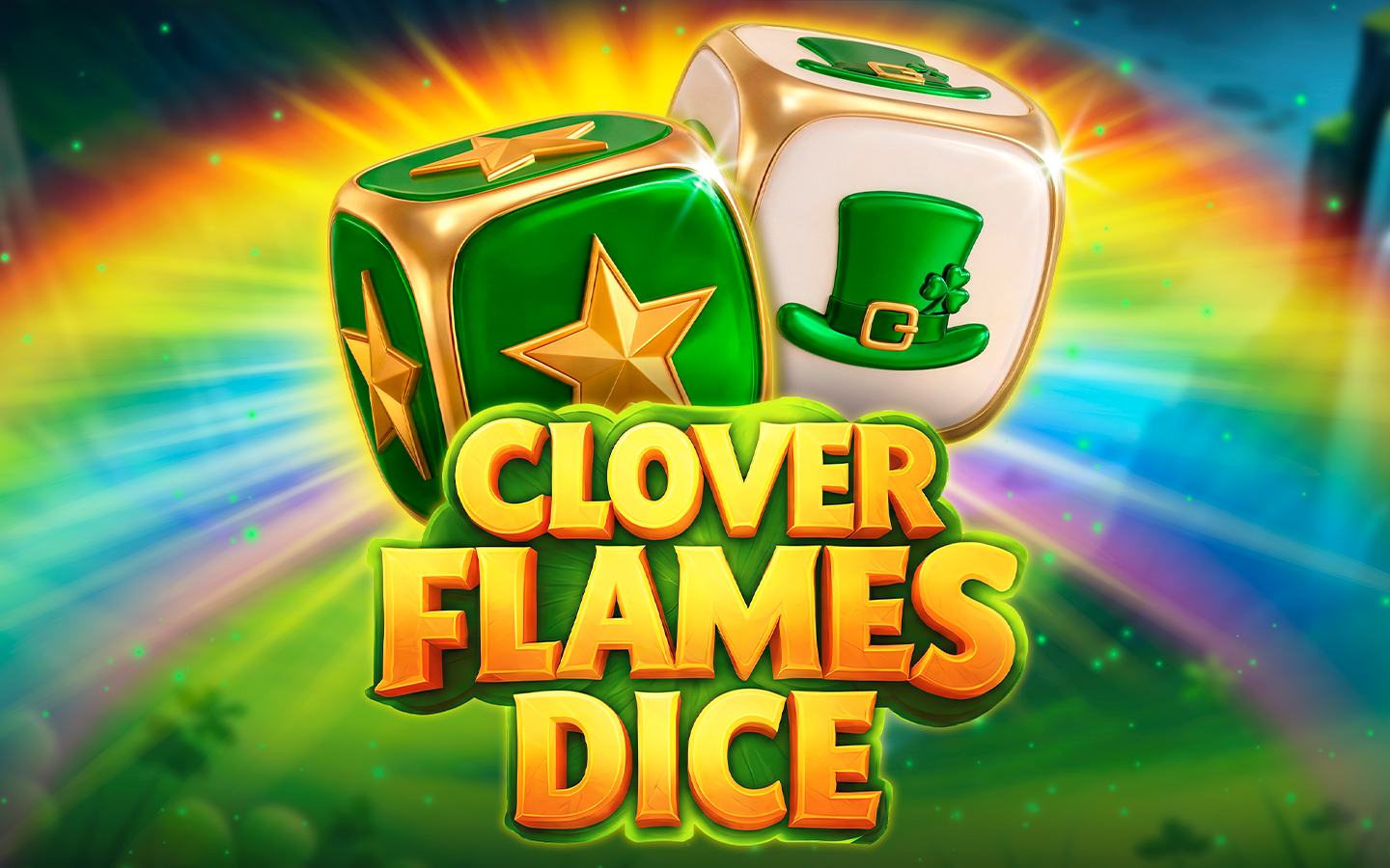Clover Flames Dice