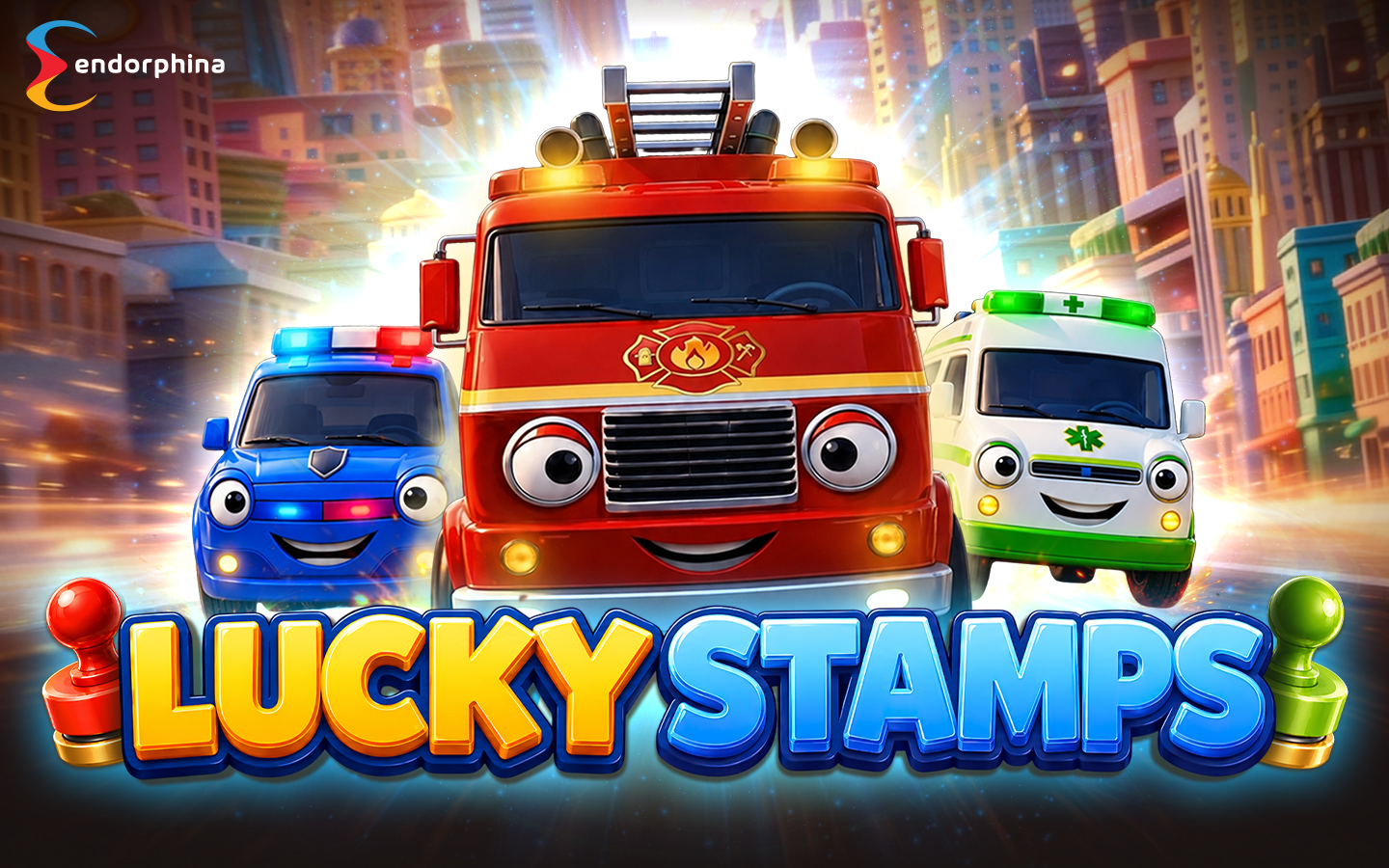 Play Lucky Stamps slot by top casino game developer!