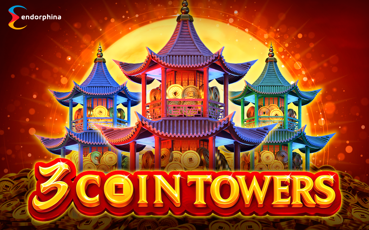 Play 3 Coin Towers slot by top casino game developer!