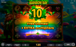 Play Rainbow Ray slot by top casino game developer!