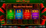 Play Royal Xmass Dice slot by top casino game developer!