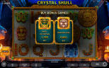 Play Crystal Skull slot by top casino game developer!