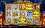 Play Crystal Skull slot by top casino game developer!