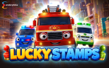 Play Lucky Stamps slot by top casino game developer!