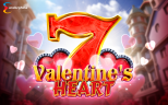 Play Valentine's Heart slot by top casino game developer!