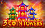 Play 3 Coin Towers Dice slot by top casino game developer!