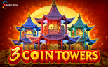 Play 3 Coin Towers slot by top casino game developer!