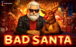 Play Bad Santa slot by top casino game developer!